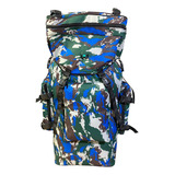 Mochila Camuflada Camping Exercito Brasileiro 70 Litros