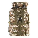Mochila Camuflada Impermeável Camping Reforçada 70 Litros