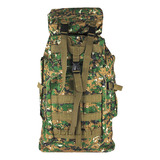 Mochila Camuflada Impermeável Camping Reforçada 70 Litros