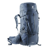 Mochila Cargueira Aircontact X 60 15 C Daypack Deuter Cor Azul