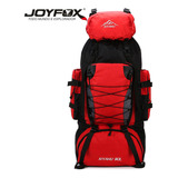 Mochila Cargueira Joyfox 90 Litros Grande Viagem Alpinismo Camping Desenho Do Tecido Nylon Impermeável Cor Vermelho