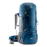 Mochila Cargueira Para Trekking Passeio Viagem Caminhada Alpamayo Deuter 65 10 Litros Azul
