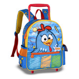 Mochila Carrinho Galinha Pintadinha