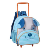 Mochila Carrinho Infantil Escolar Zoo Pets Lindo Zebra