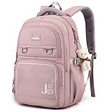 Mochila Casual Feminina De Grande Capacidade Bolsa Escolar Para Estudantes Pode Acomodar Bolsa Para Laptop De 15 6 Polegadas CUTBLAJAT 9502 Roxo 