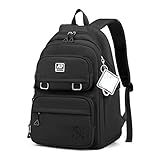 Mochila Casual Feminina De Grande Capacidade Para Viagem Bolsa Escolar Estudante Pode Conter Notebook De 15 6 Polegadas JWPJ9375