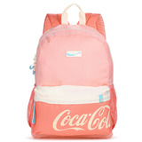 Mochila Coca-cola Viagem Alças Acolchoadas Bolsos Laterais
