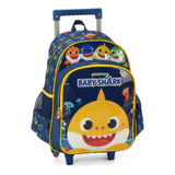 Mochila Com Rodas Azul