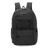 Mochila Costa Juvenil Up4you Laptop By Luxcel Ref 46578 Cor Preto Desenho Do Tecido Liso