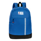 Mochila Costas Juvenil Nba Basquete Azul Sestini