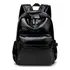 Mochila Couro Executiva Vintage Notebook Multifuncional Cor Preto