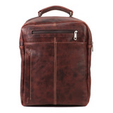 Mochila Couro Legitimo Com