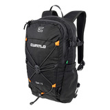 Mochila Curtlo Epic 15l Hidratação Caminhada Resistente Água Cor Preto