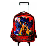 Mochila De Carrinho Escolar Menina Tamanho Grande Promoçao