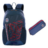 Mochila De Costas Estojo Sestini 076069 04 Psg Cor Azul