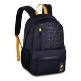 Mochila De Costas Free Fire Escolar Juvenil Gamers Cor Amarelo Desenho Do Tecido Liso
