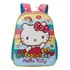 Mochila De Costas Infantil Hello Kitty Rainbow Escolar 14 Meninas Cor Rosa Xeryus