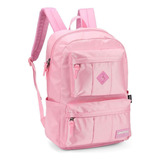 Mochila De Costas Juvenil Classica Larissa Manoela Up4you Cor Rosa