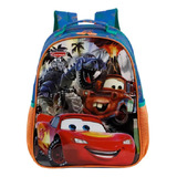 Mochila De Costas Média Escolar Carros Disney Pixar