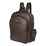 Mochila De Couro Natural