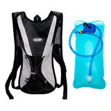 Mochila De Hidratação Bike 2l Jws Termica M1 Cor Preto Desenho Do Tecido Bicolor