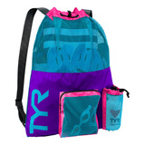 Mochila De Malha Tyr 40l Roxo azul