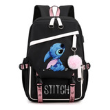 Mochila De Ombro Dupla Com Carregamento Usb Para Estudantes
