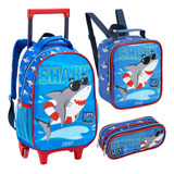 Mochila De Rodinha Lancheira