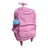 Mochila De Rodinha Stitch Infantil Carrinho Luxcel Cor Salmão
