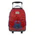 Mochila De Rodinhas G Escolar Spider World Container Kids Cor Vermelho E Azul