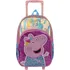 Mochila De Rodinhas Sestini Peppa X Dots Rosa Tamanho Único
