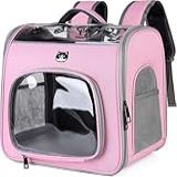Mochila De Transporte Pet Passeio Viagem Cores Bolsa Visão Panorâmica Astronauta Cães Gatos Rosa 