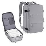 Mochila De Viagem Coowoz Unissex Grande Mala De Mão Mochila Para Trilha Cinza Large L