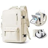 Mochila De Viagem Feminina Grande A3 Bege X Large