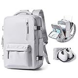 Mochila De Viagem Feminina Grande A5 Cinza X Large