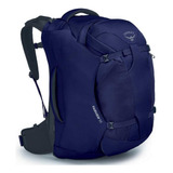 Mochila De Viagem Feminina Osprey Fairview 55l Azul Noite D