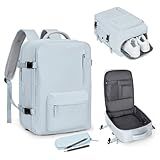 Mochila De Viagem Grande Bagagem De Mão Mochila Impermeável Para Fazer Trilha E Esportes Ao Ar Livre Mochila Escolar Azul Claro 