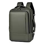 Mochila De Viagem Mochilas Para Laptop Expansíveis à Prova D água De 17 3 Polegadas Para Homens E Mulheres Mochila Grande De 45L Weekender Para Laptop Com Porta De Carregamento USB Verde