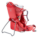 Mochila Deuter Kid Comfort Active Sl Carregador De Bebê 21kg Cor Vermelho