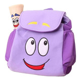 Mochila Dora Aventureira Pelúcia Mapa Pronta Entrega