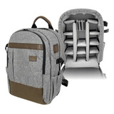 Mochila Equipamentos Fotograficos Optibag Color Cinza