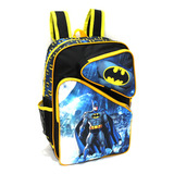 Mochila Escolar Batman 3 Bolsos Morcego