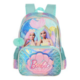 Mochila Escolar Costas Barbie
