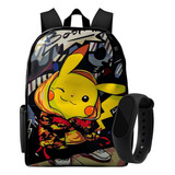 Mochila Escolar Desenho Pokemon