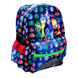Mochila Escolar Divertidamente 2 Filme Juvenil Costas Aula Cor Azul Desenho Do Tecido Colorida