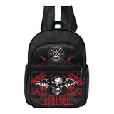 Mochila Escolar Estampada Grande Avenged Sevenfold