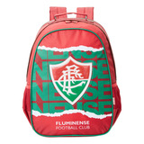 Mochila Escolar Fluminense 16 Xeryus Cor Vermelho verde branco 13572