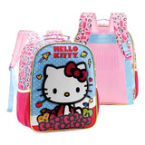 Mochila Escolar Hello Kitty