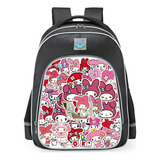 Mochila Escolar Impressa Com Melodia Popular De 2023 Desenh