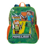Mochila Escolar Infantil G Sestini Minecraft